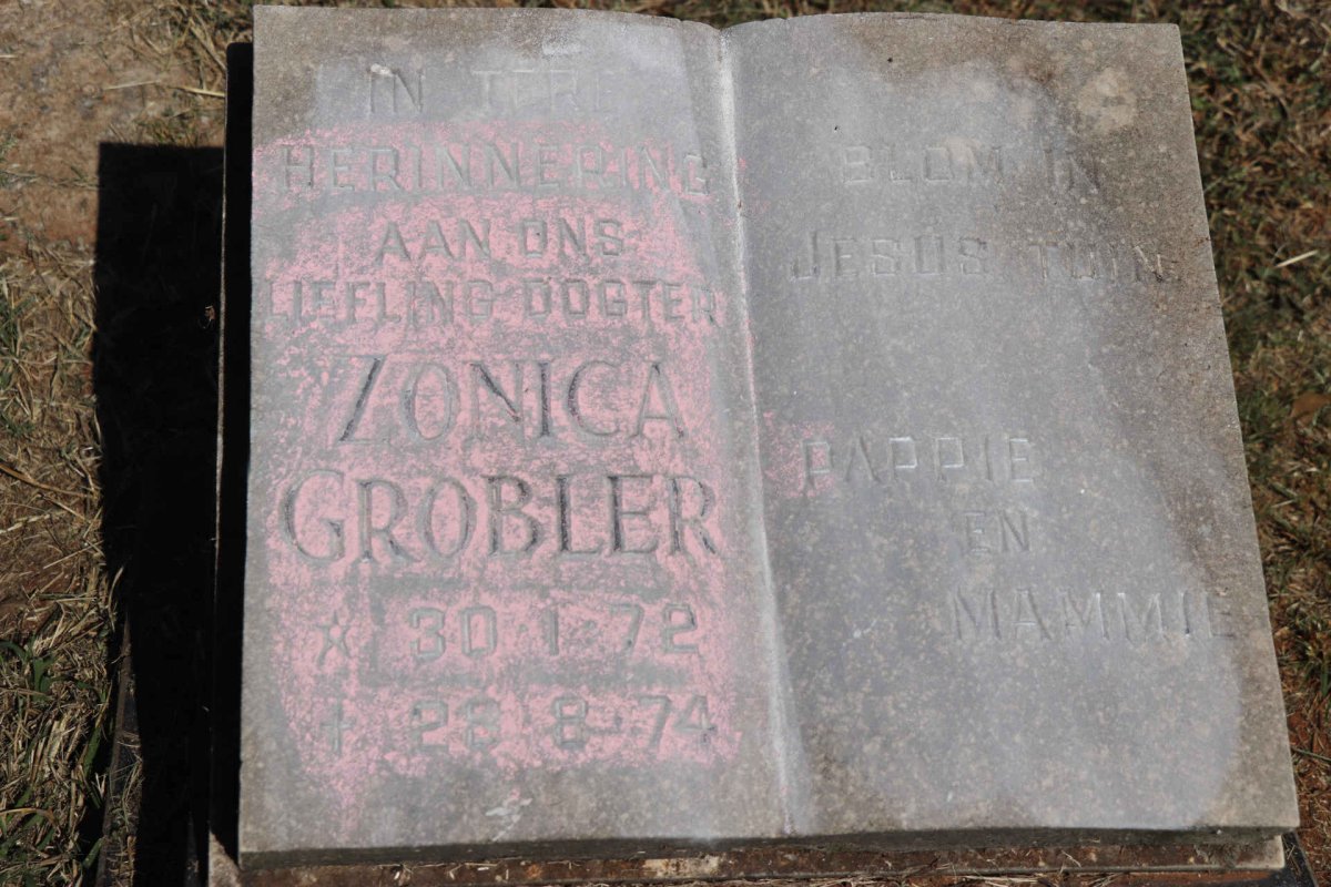 GROBLER Zonica 1972-1974