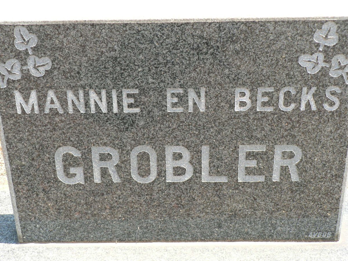 GROBLER Mannie &amp; Becks