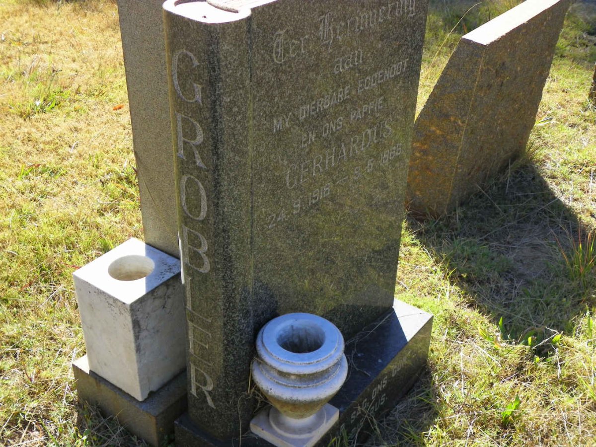 GROBLER Gerhardus 1918-1966
