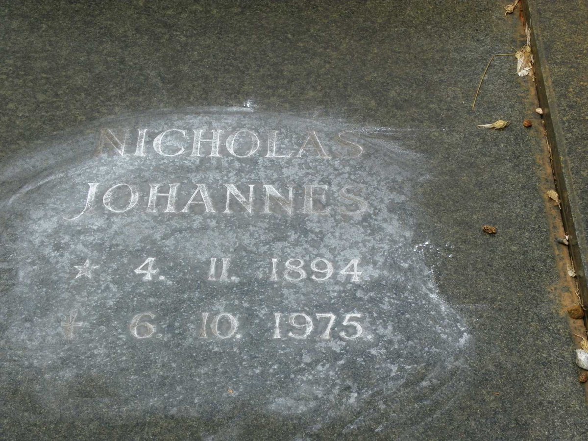 GROBLER Nicholas Johannes 1894-1975