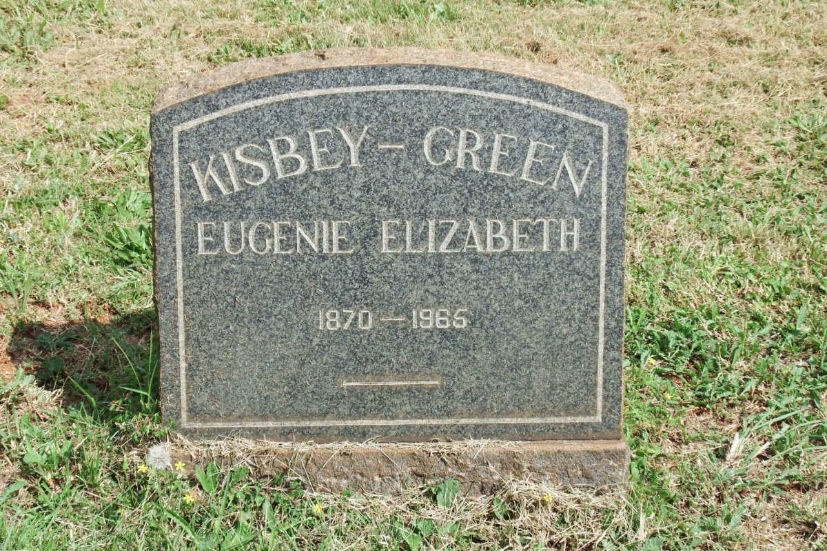 GREEN Eugenie Elizabeth, KISBEY 1870-1965
