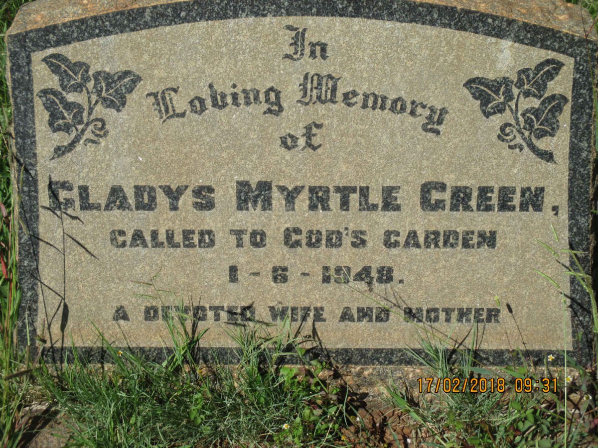 GREEN Gladys Myrtle -1948