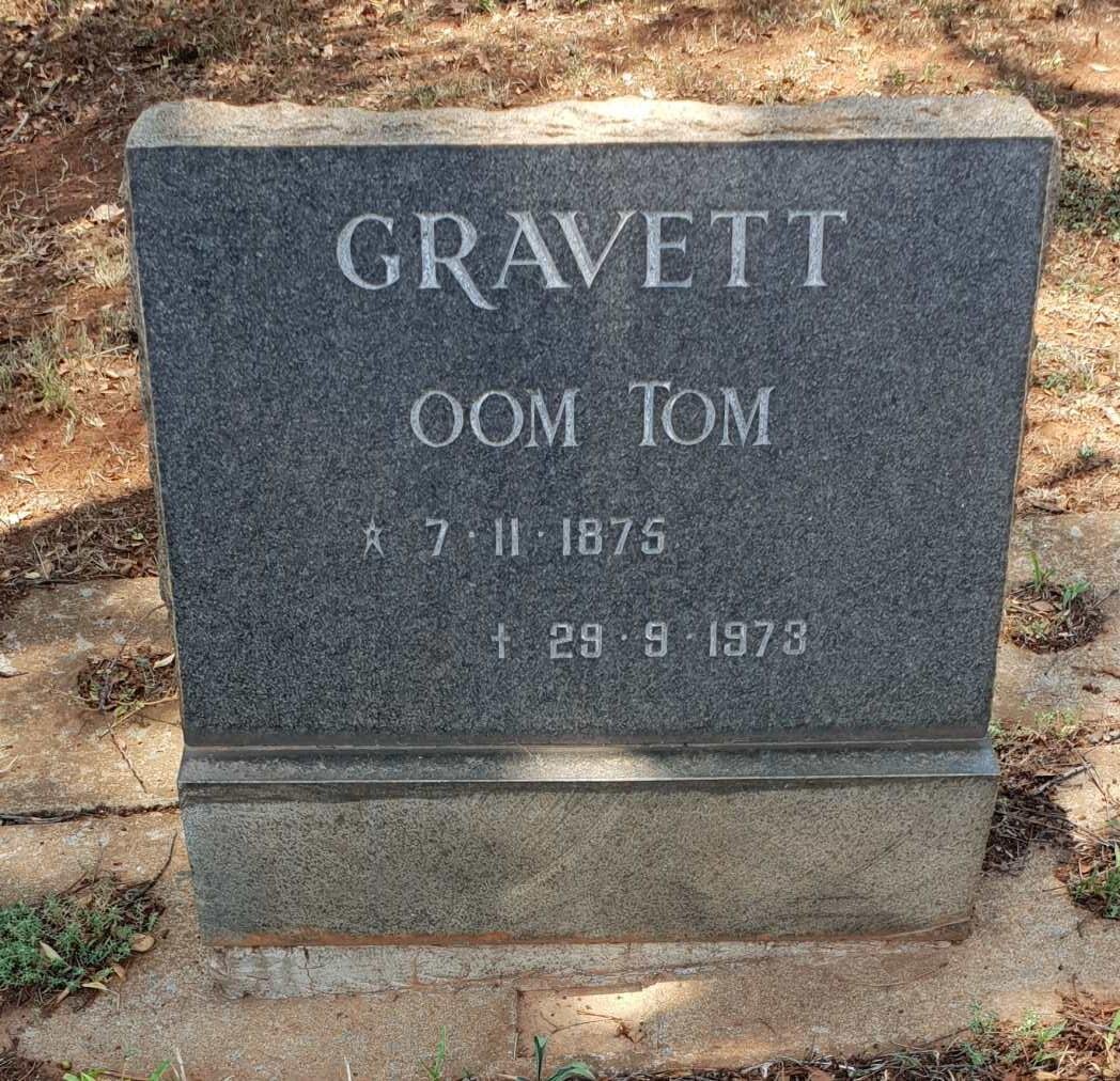 GRAVETT Tom 1875-1973