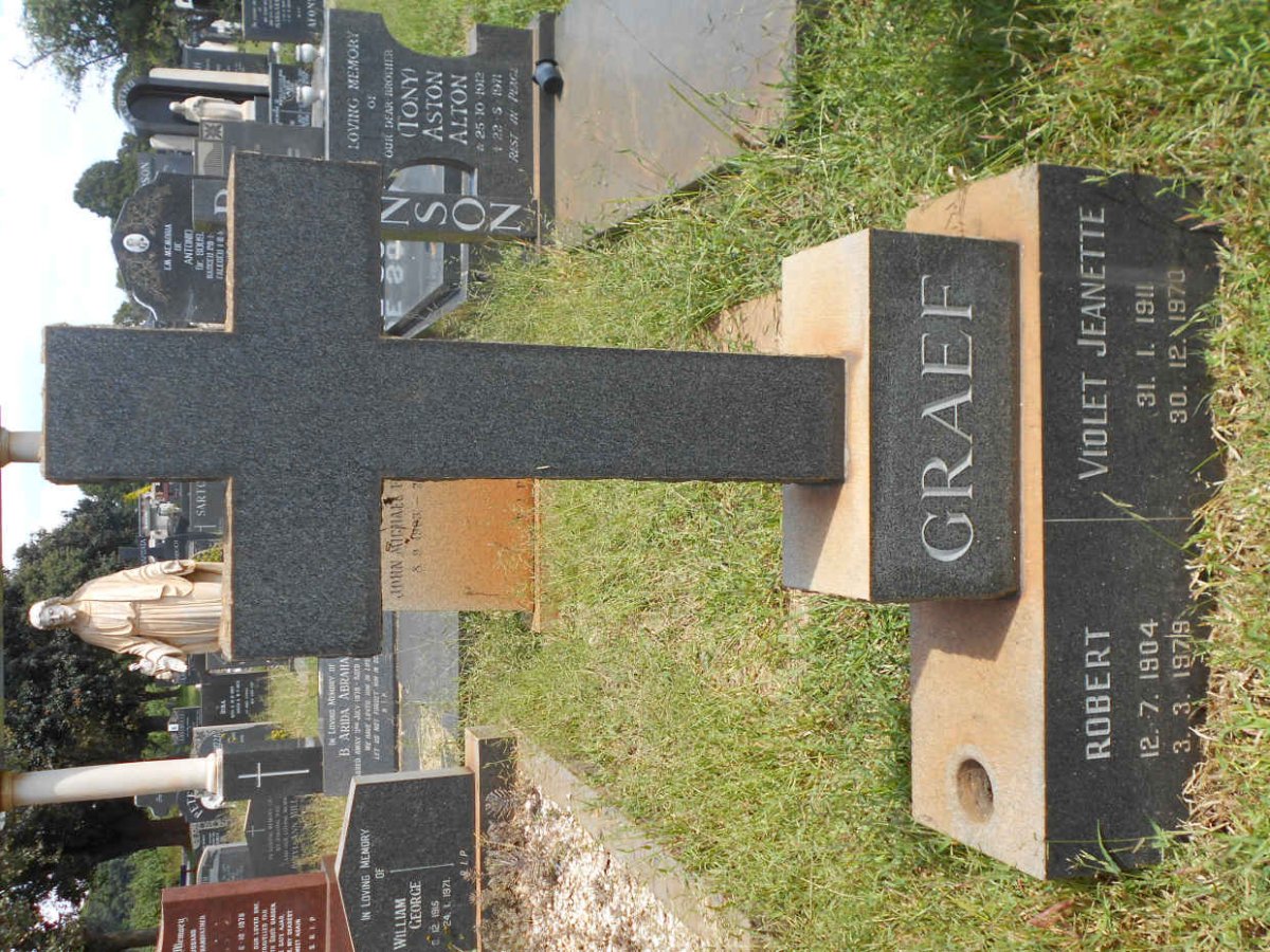 GRAEF Robert 1904-1979 &amp; Violet Jeanette 1911-1970