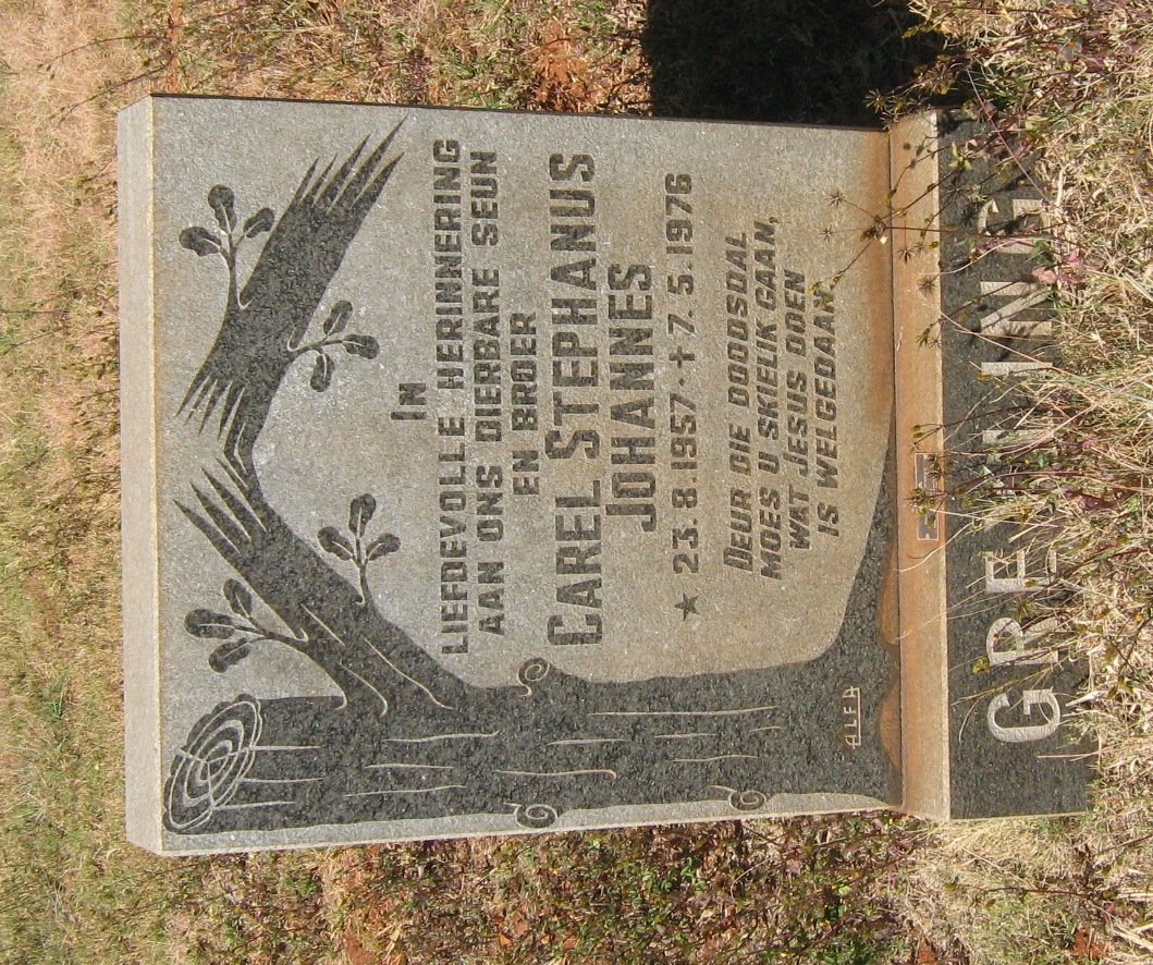 GREYLING Carel Stephanus Johannes 1957-1976