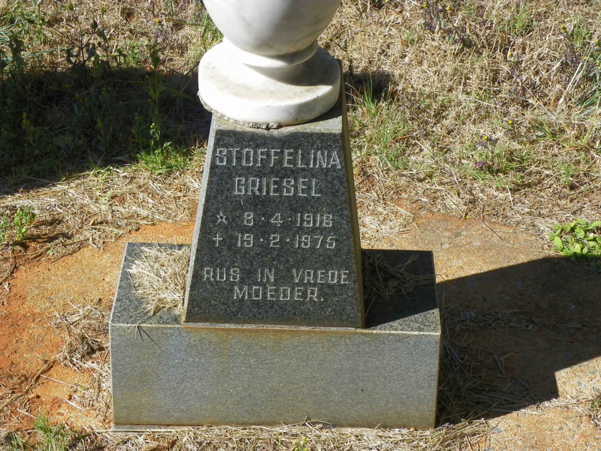 GRIESEL Stoffelina 1916-1975