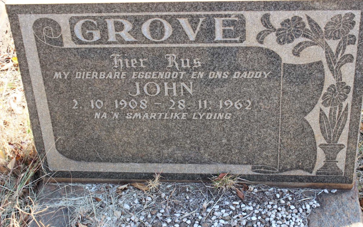 GROVE John 1908-1962
