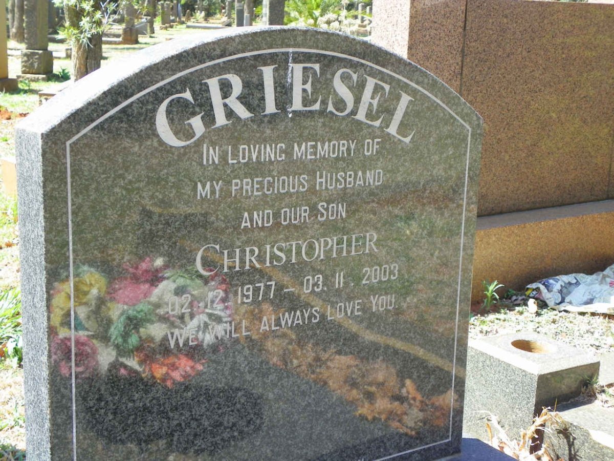 GRIESEL Christopher 1977-2003