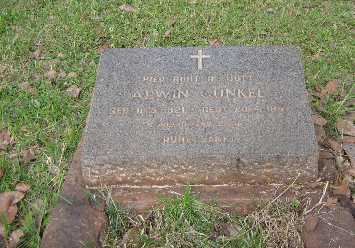 GUNKEL Alwin 1921-1957