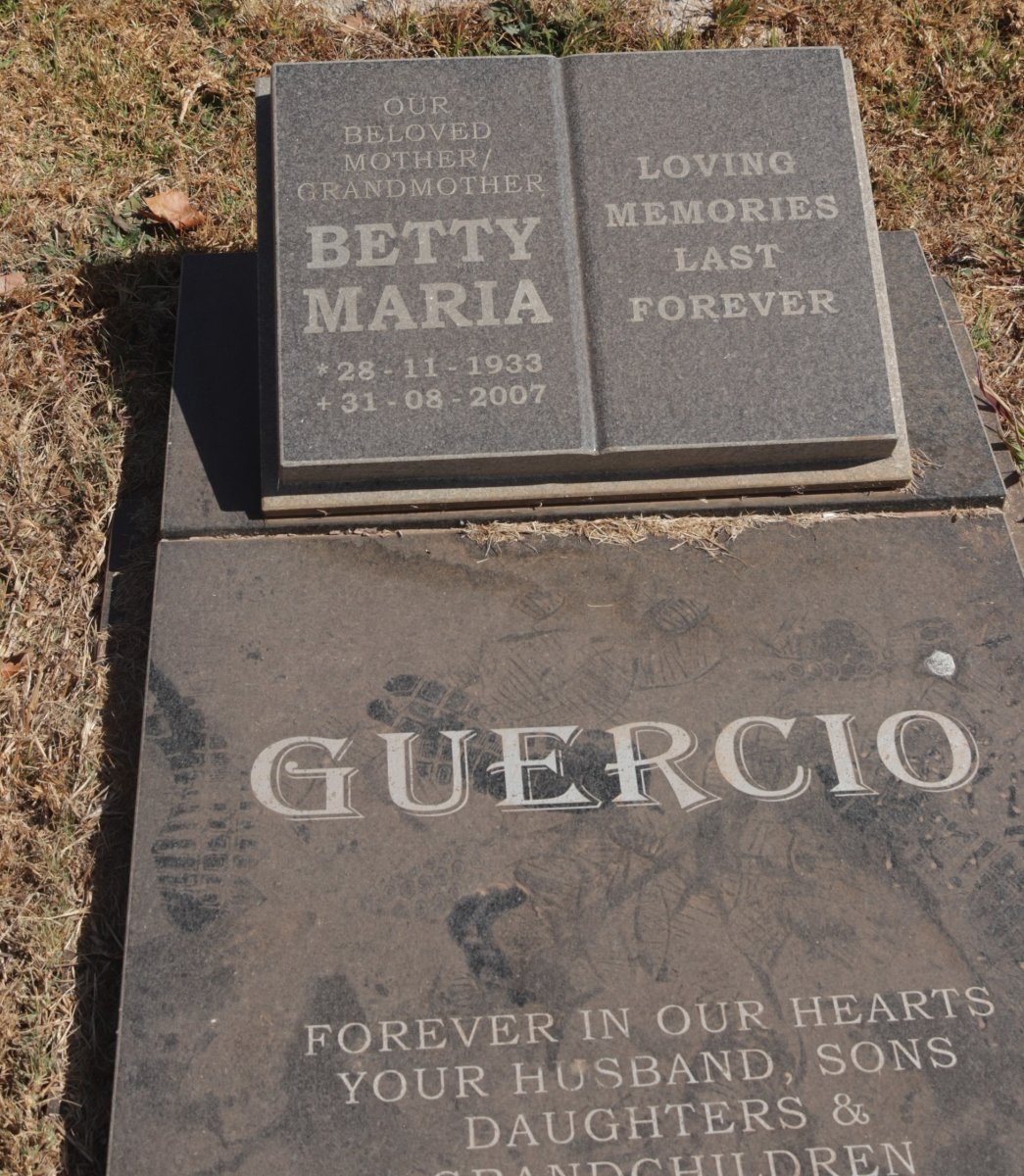 GUERCIO Betty Maria 1933-2007