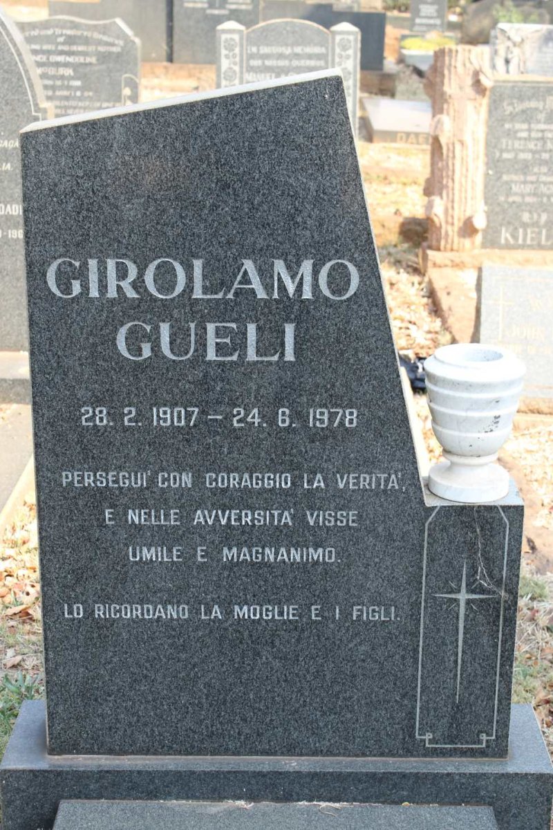 GUELI Girolamo 1907-1978