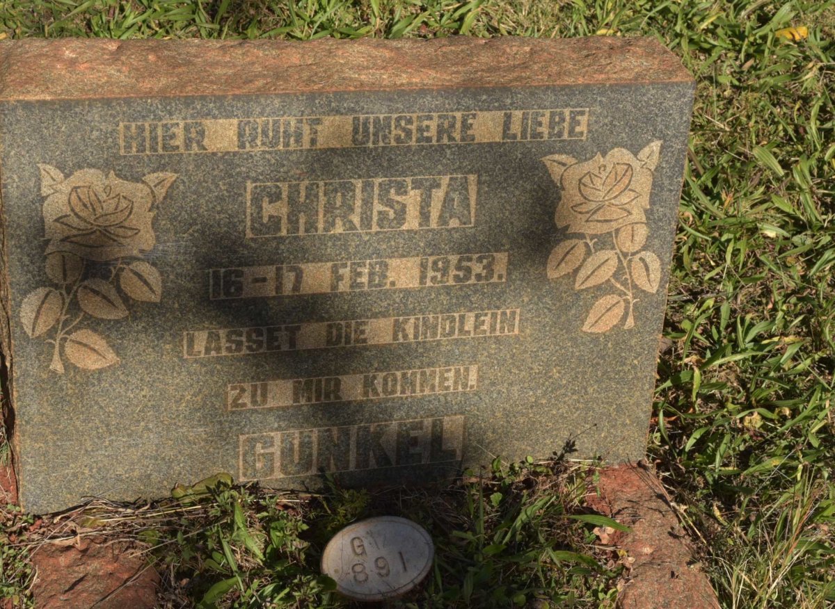 GUNKEL Christa 1953-1953