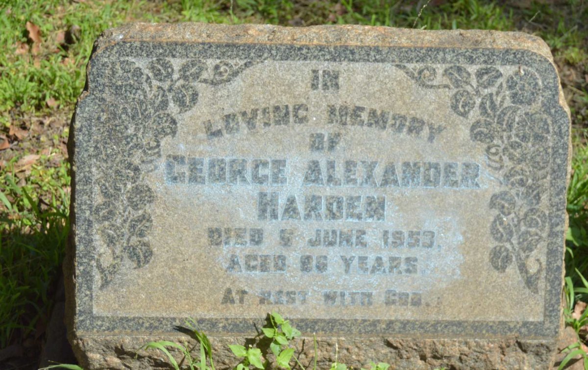 HARDEN George Alexander -1953