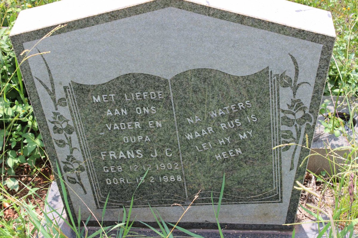 HAVENGA Frans J.C. 1902-1988