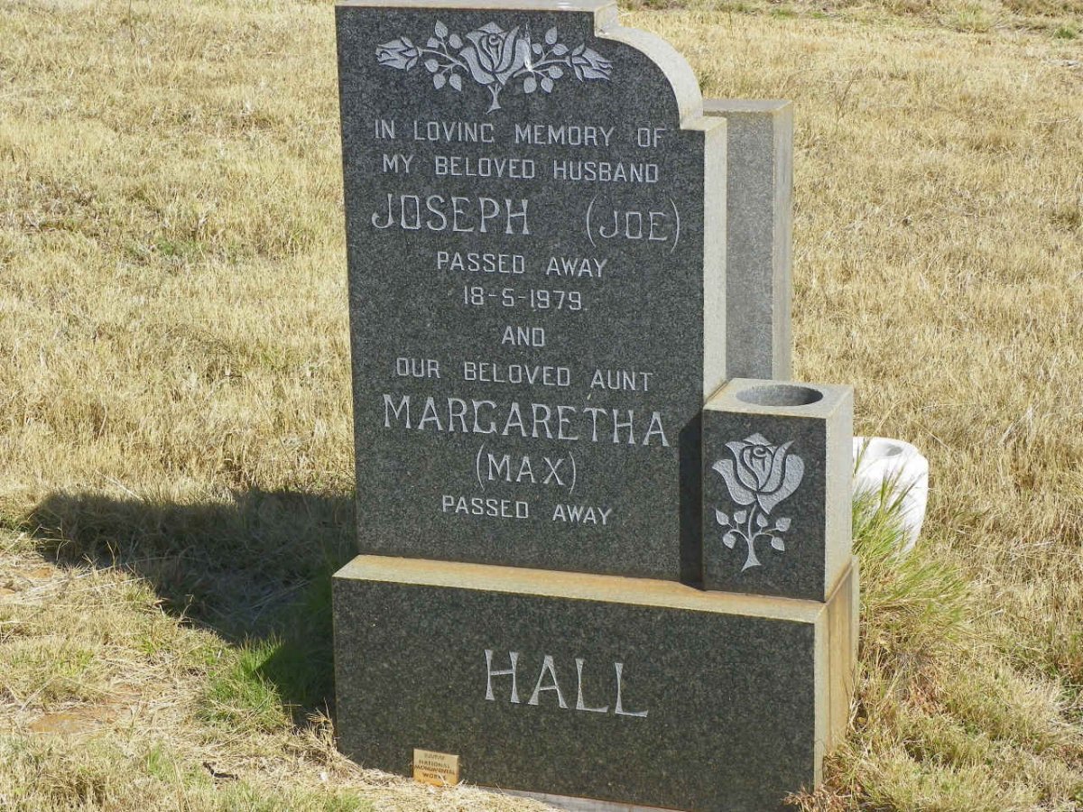 HALL Joseph -1979 :: HALL Margaretha