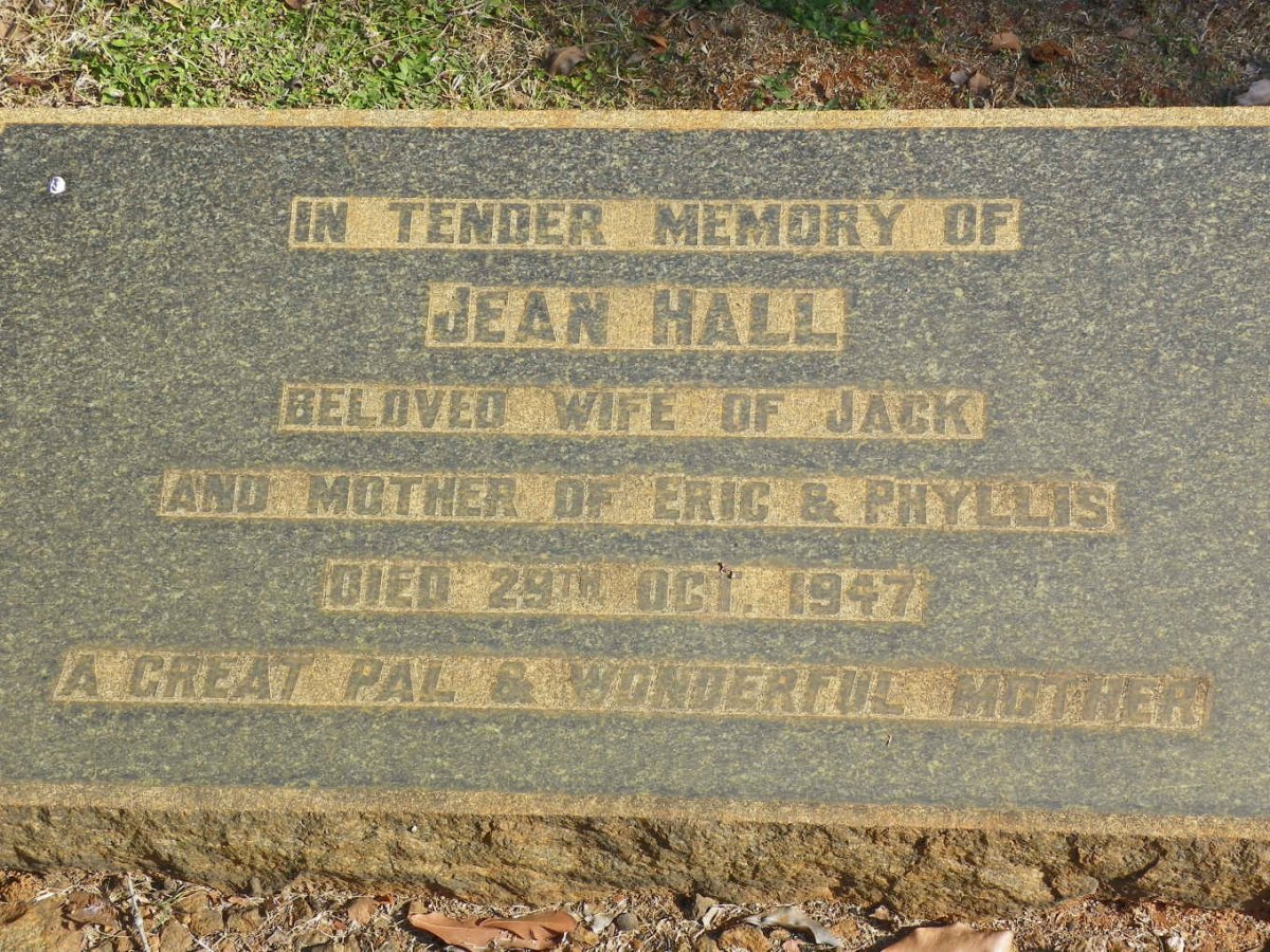 HALL Jean -1947