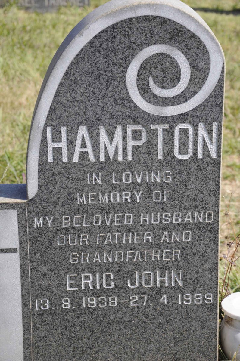 HAMPTON Eric John 1938-1989