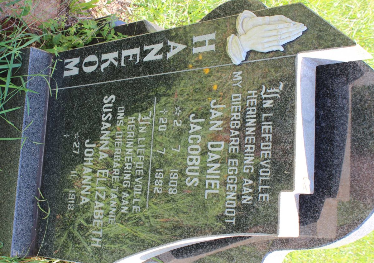 HANEKOM Jan Daniel Jacobus 1908-1982 &amp; Susanna Elizabeth Johanna 1918-
