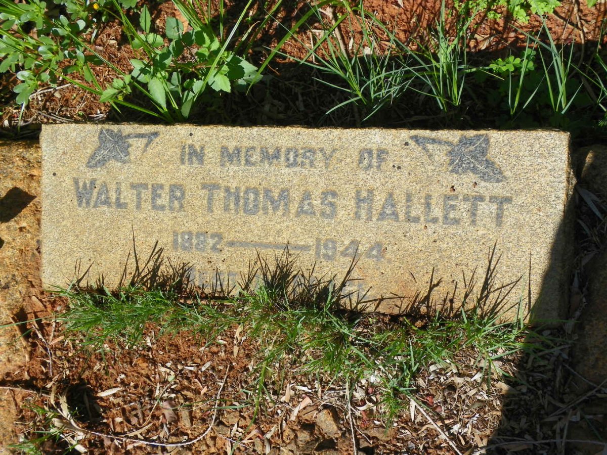 HALLETT Walter Thomas 1882-1944