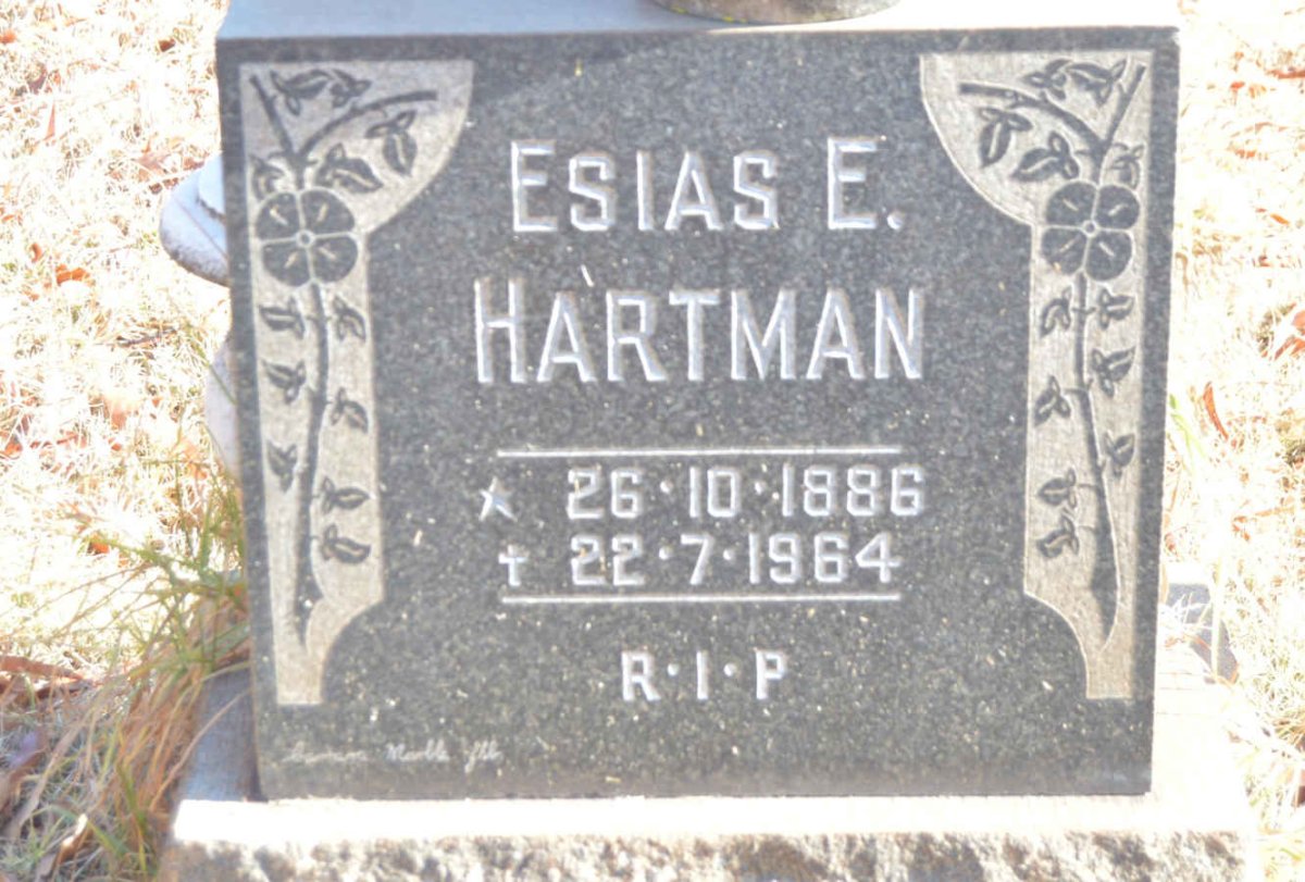HARTMAN Esias E. 1886-1964
