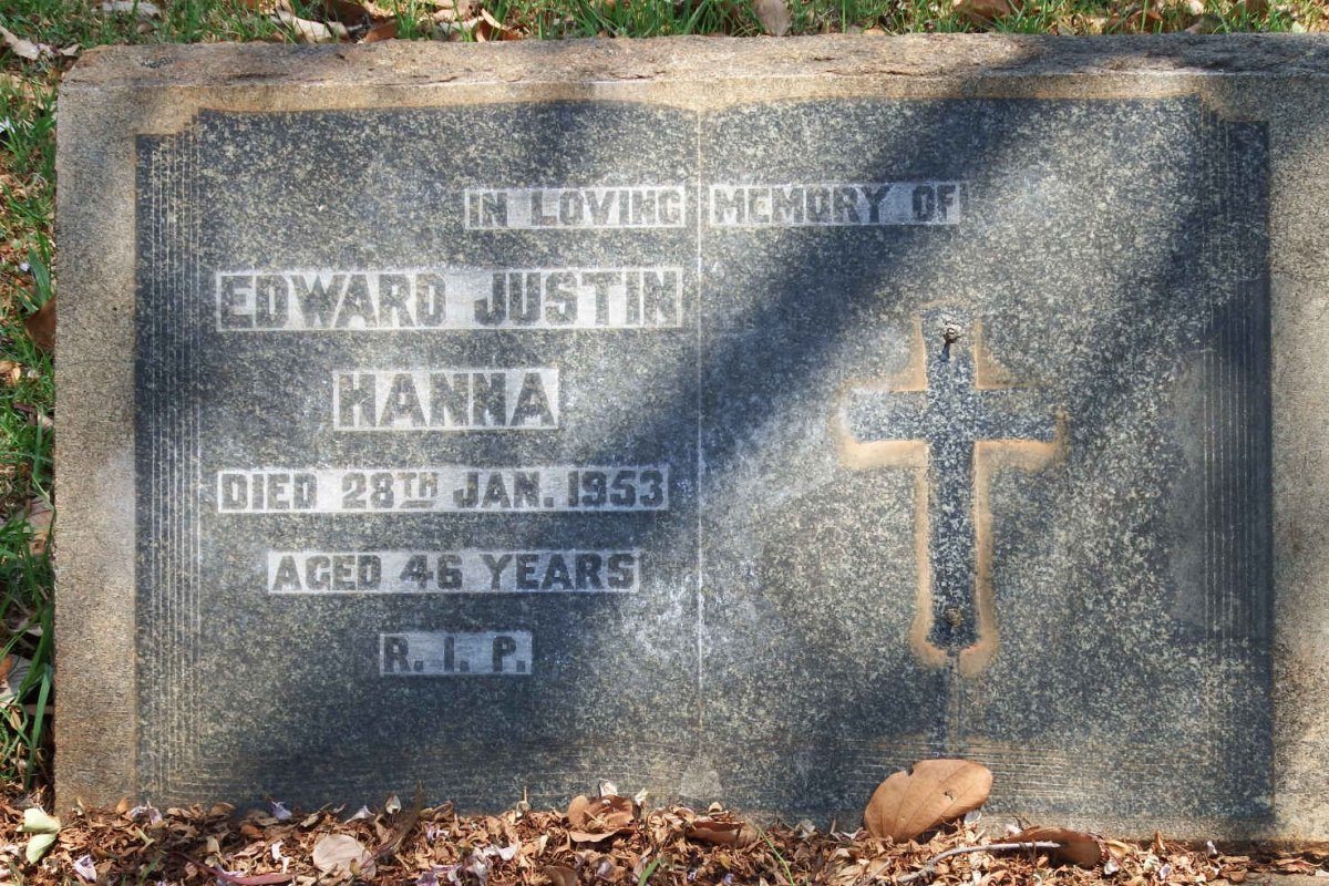HANNA Edward Justin -1953