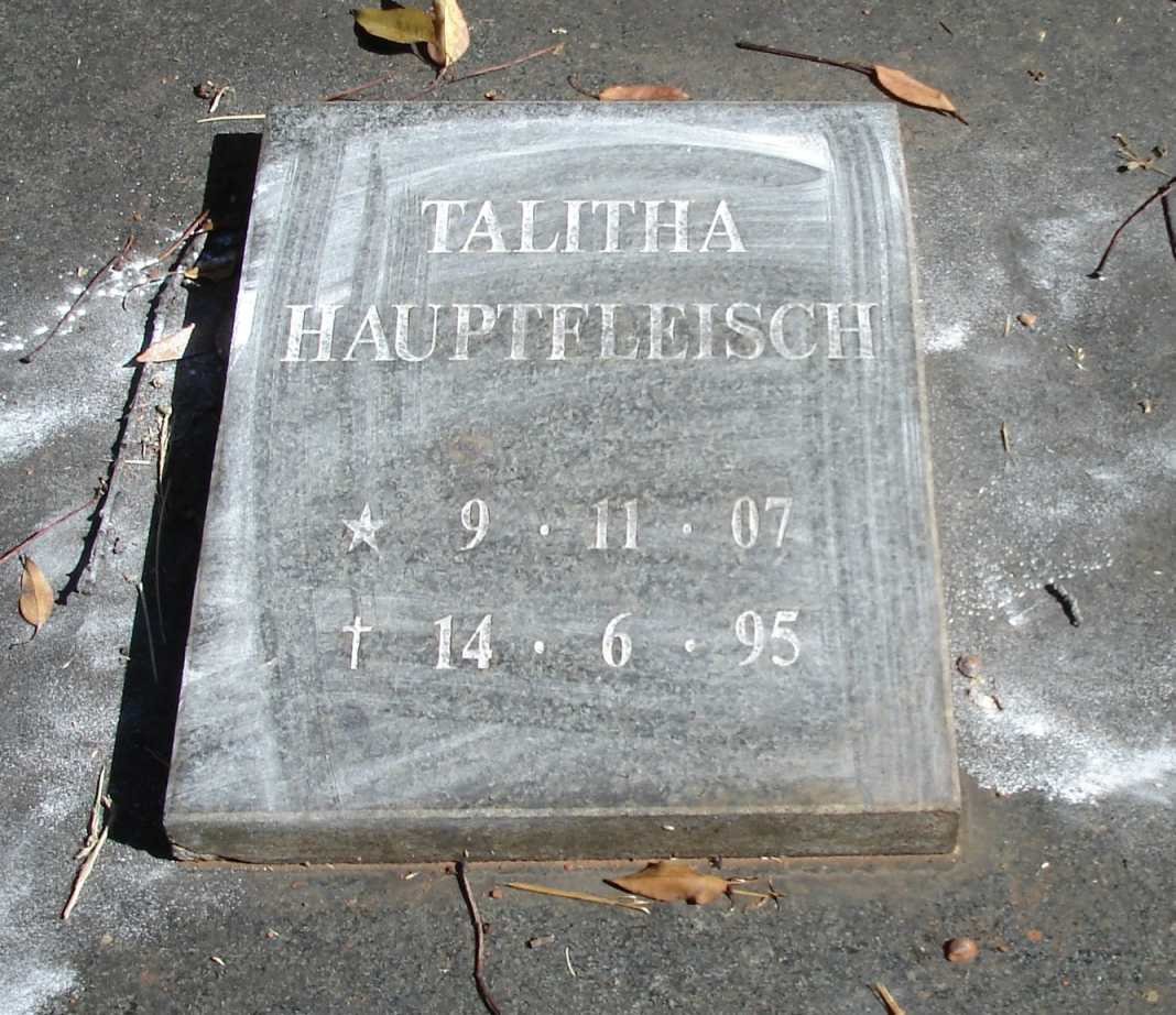 HAUPTFLEISCH Talitha 1907-1995