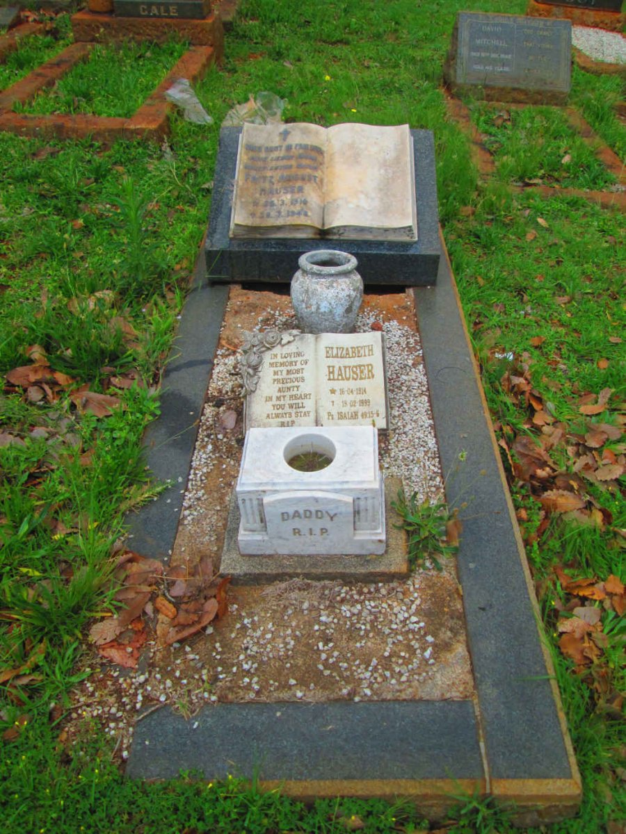 HAUSER Fritz August 1910-1948 :: HAUSER Elizabeth 1914-1999