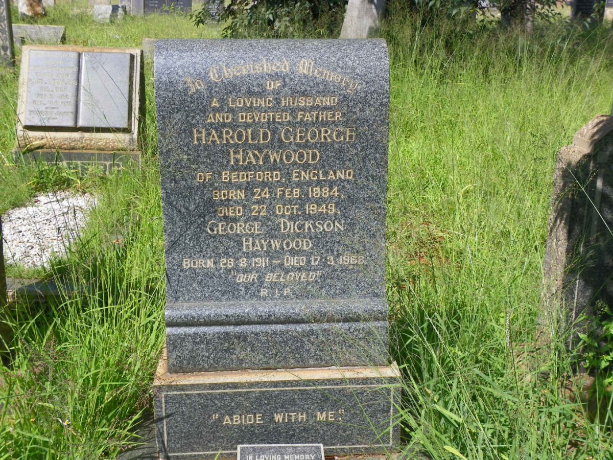 HAYWOOD Harold George 1884-1949 :: HAYWOOD George Dickson 1911-1968