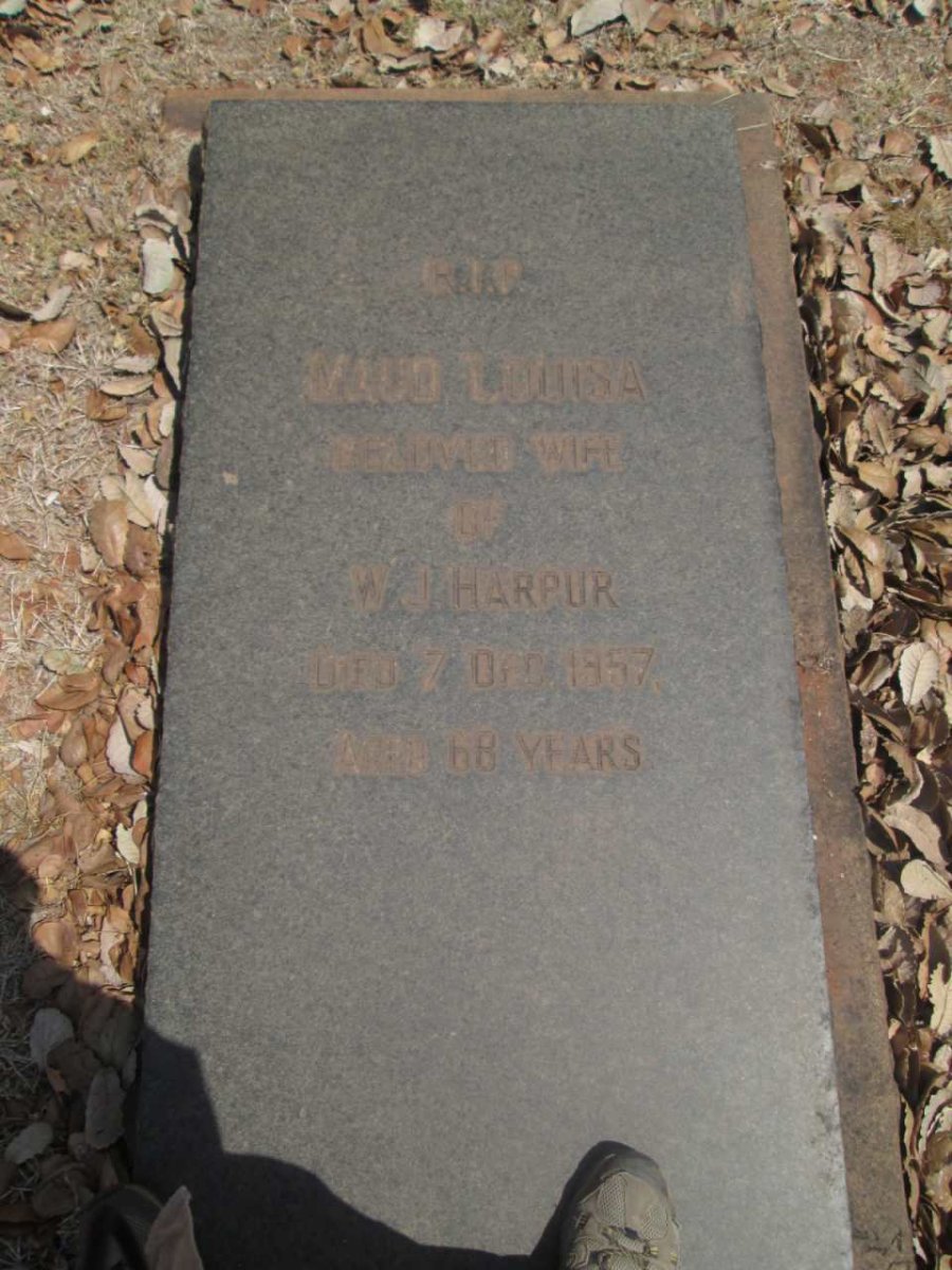 HARPUR Maud Louisa -1957