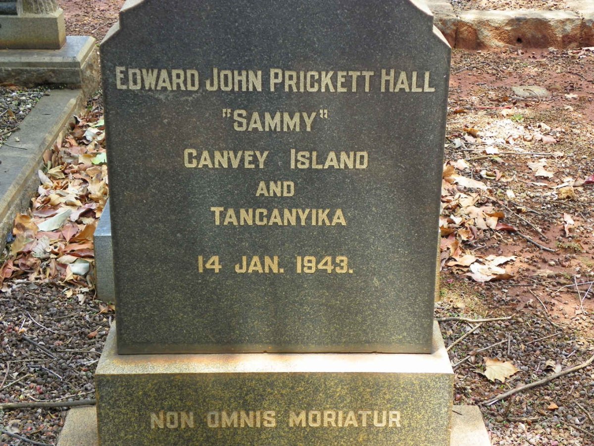 HALL Edward John Prickett -1943