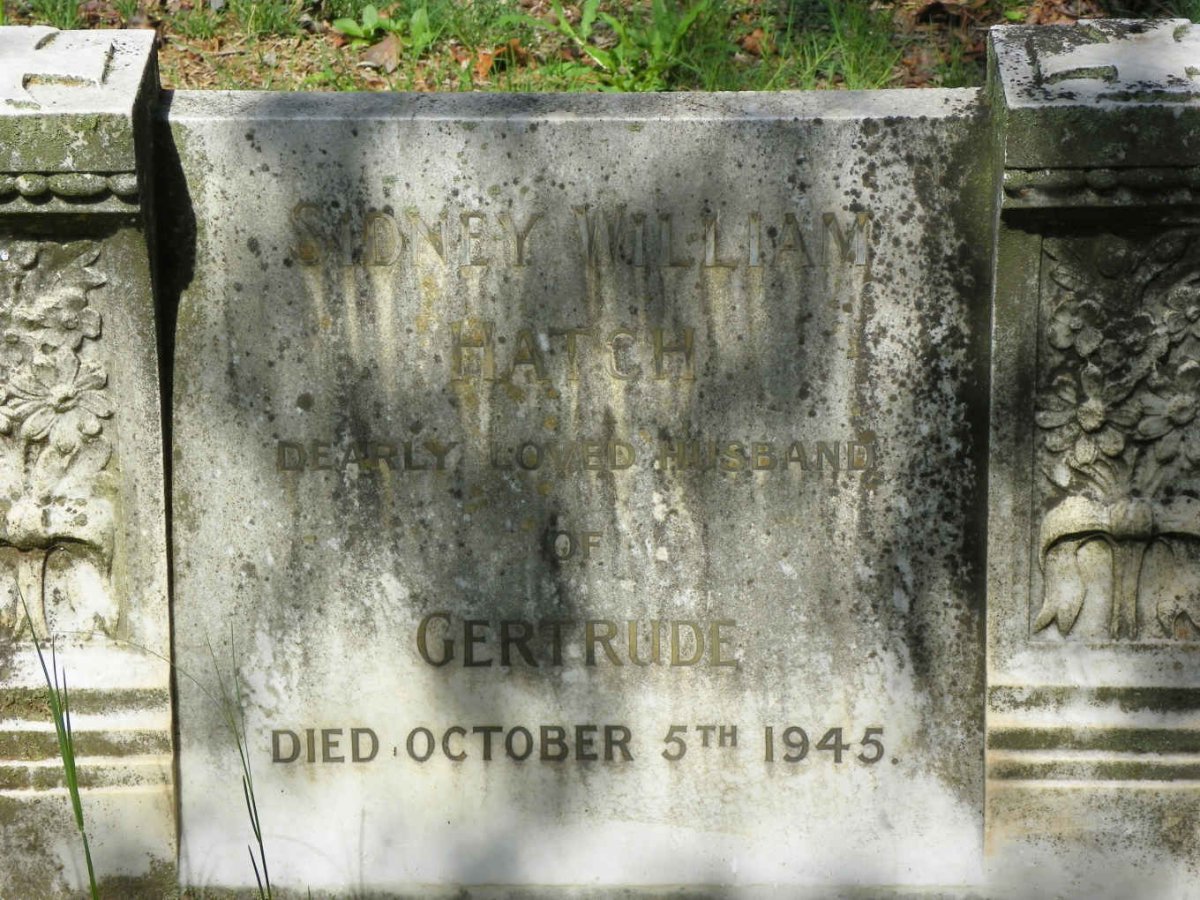 HATCH Sidney William -1945