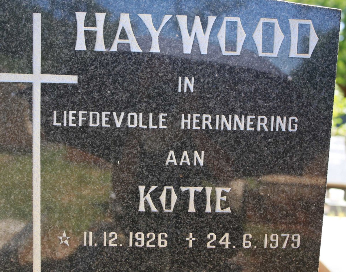 HAYWOOD Kotie 1926-1979