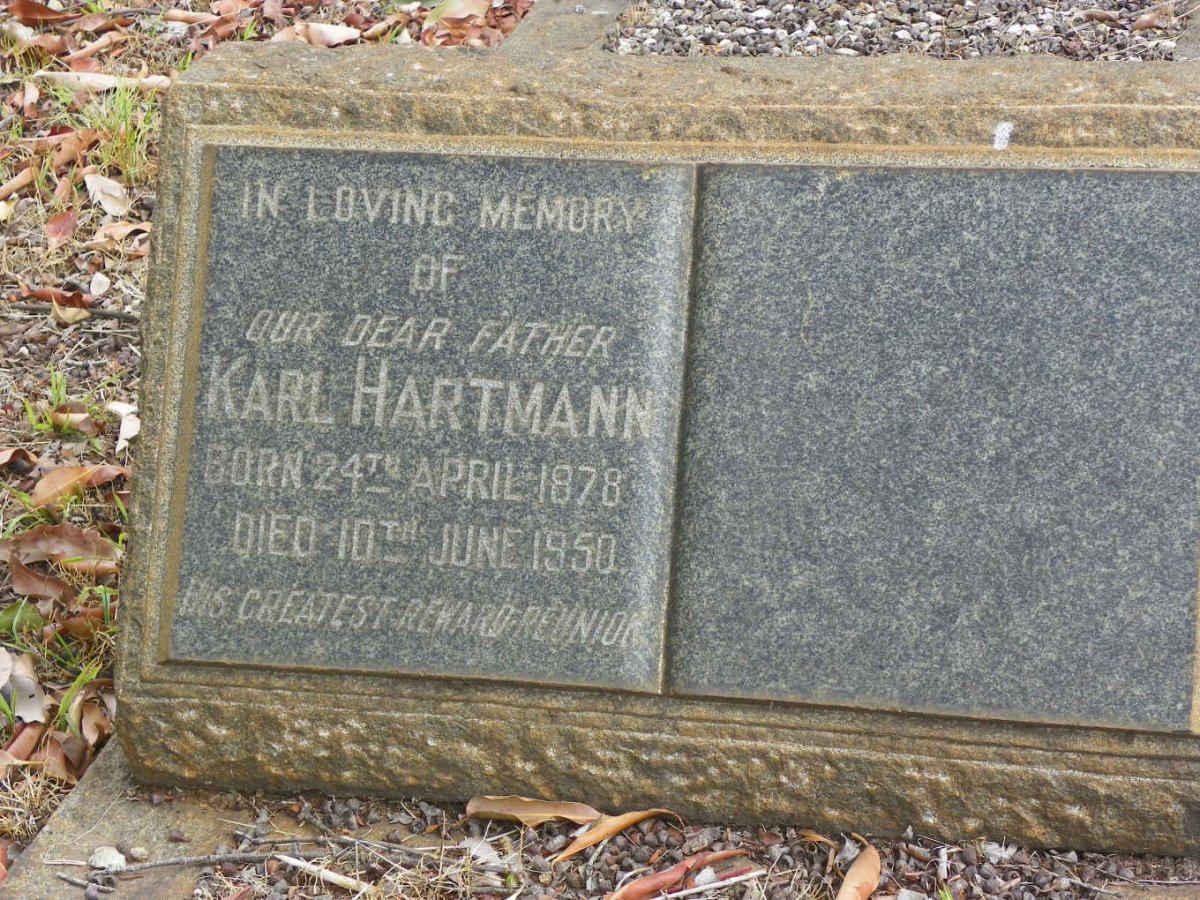 HARTMANN Karl 1878-1950