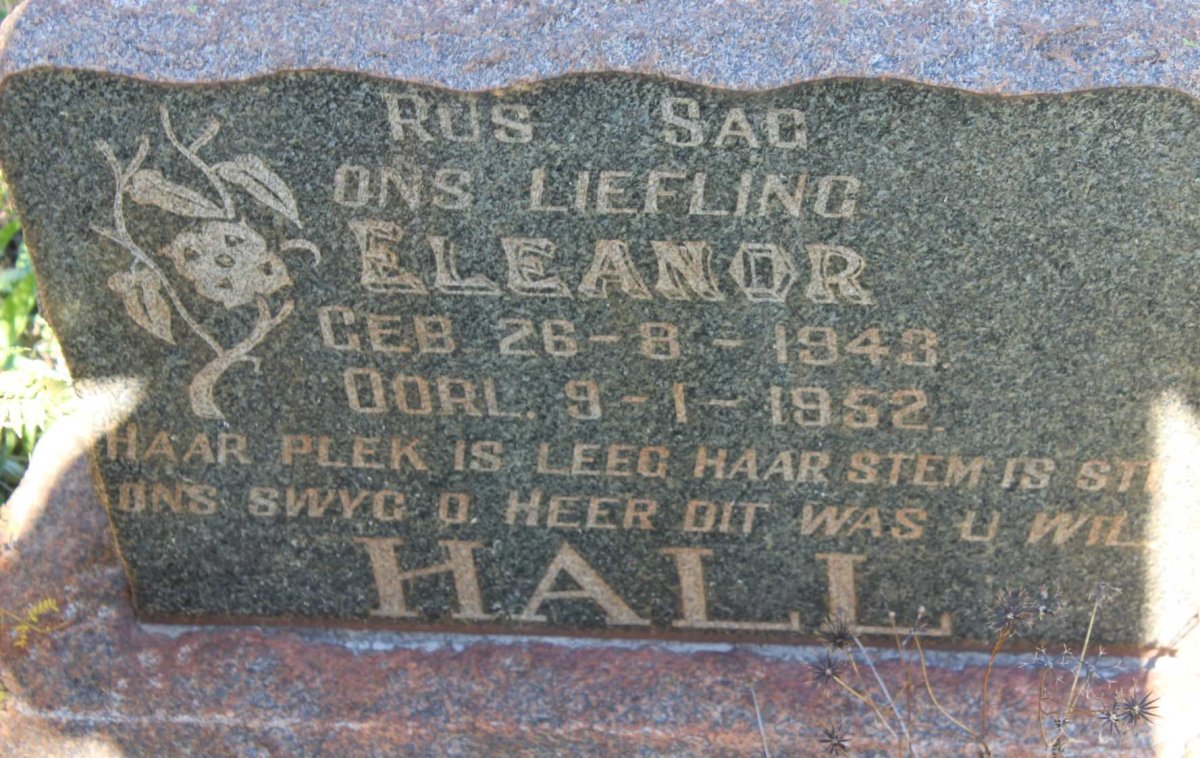 HALL Eleanor 1943-1952