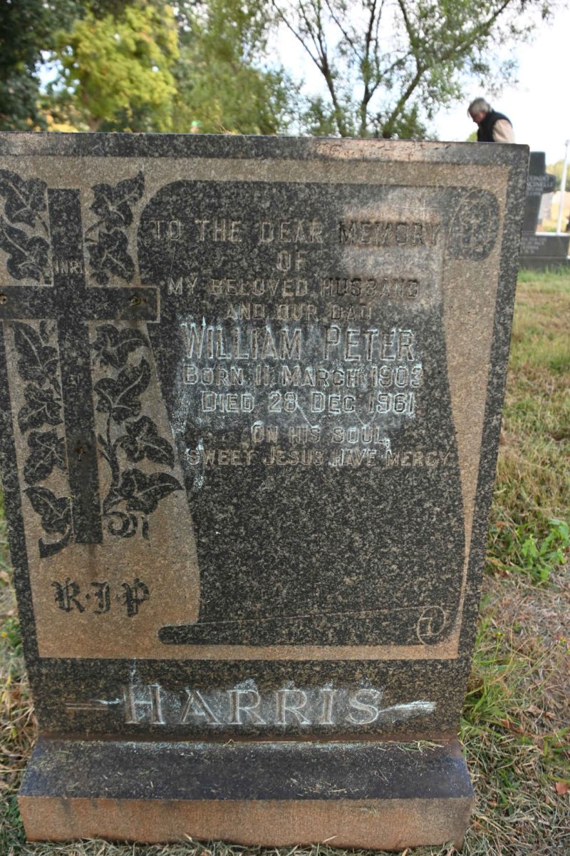 HARRIS William Peter 1903-1961