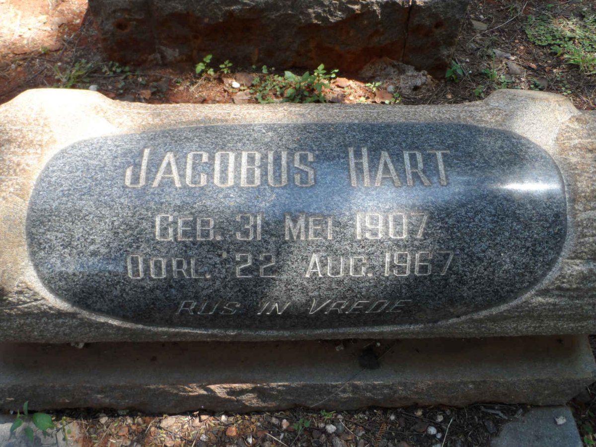 HART Jacobus 1907-1967