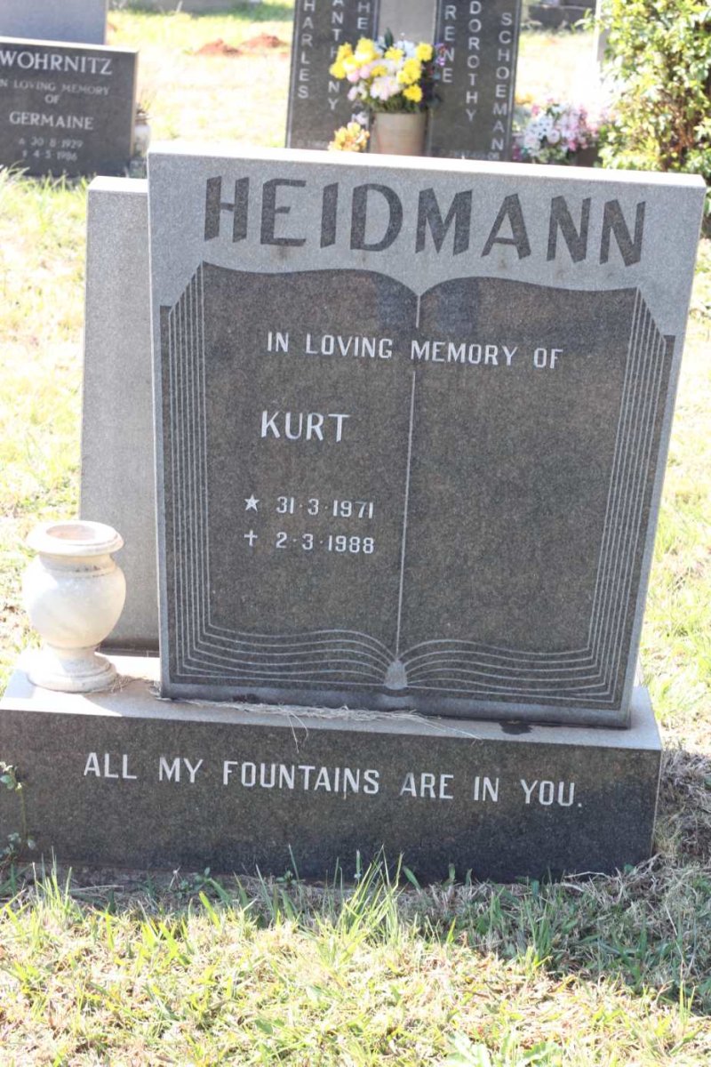 HEIDMANN Kurt 1971-1988