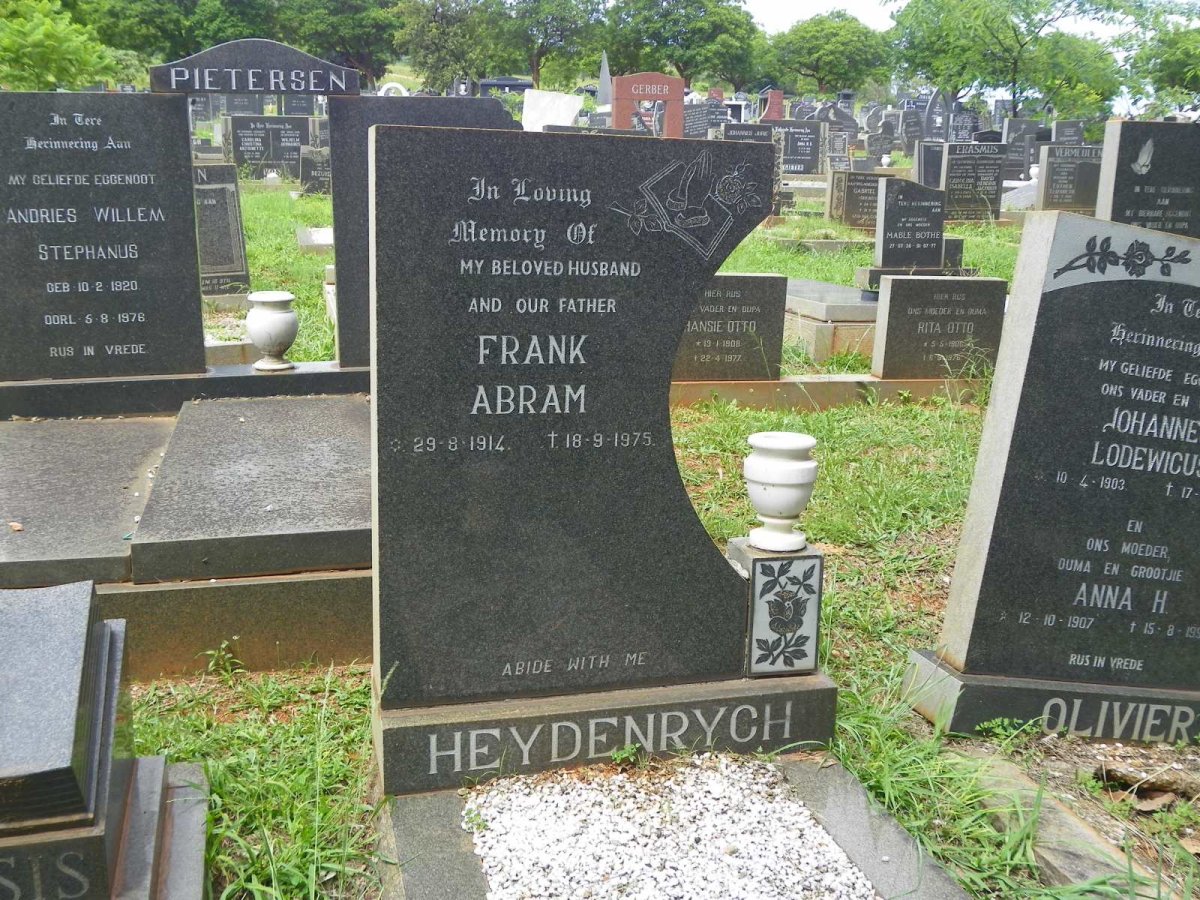 HEYDENRYCH Frank Abram 1914-1975