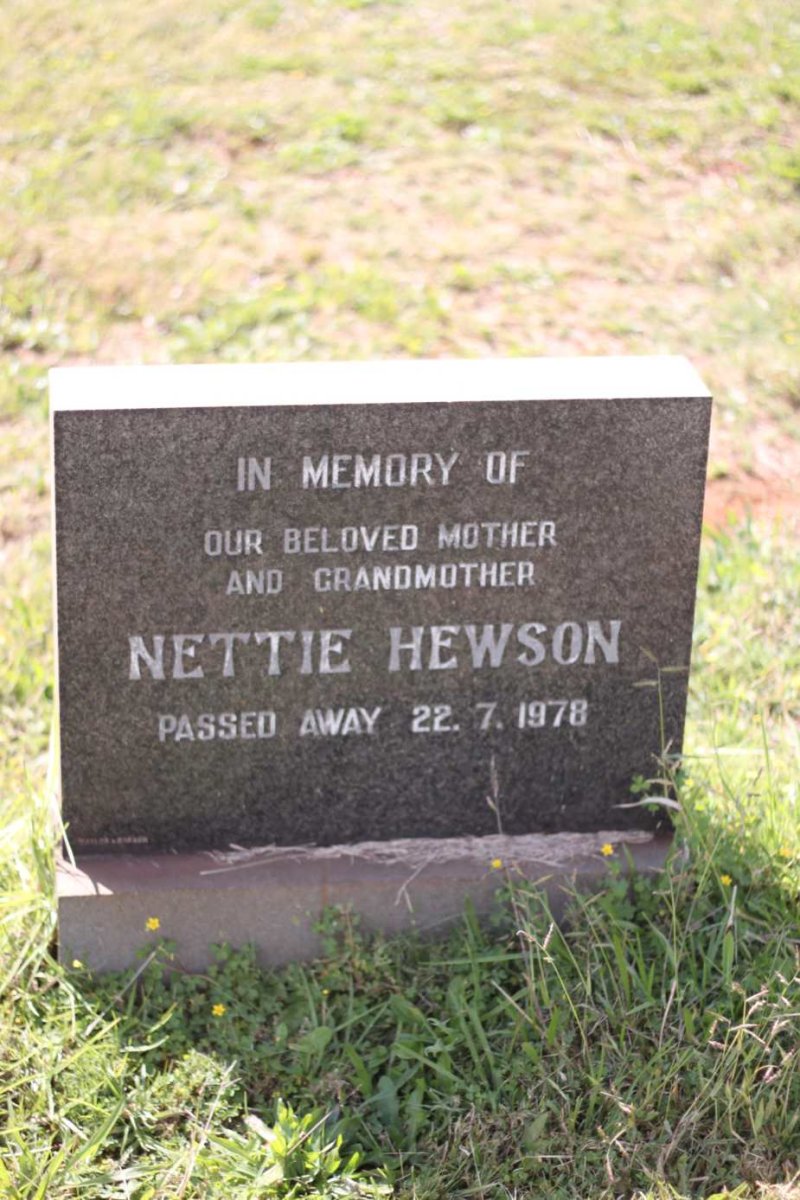 HEWSON Nettie -1978