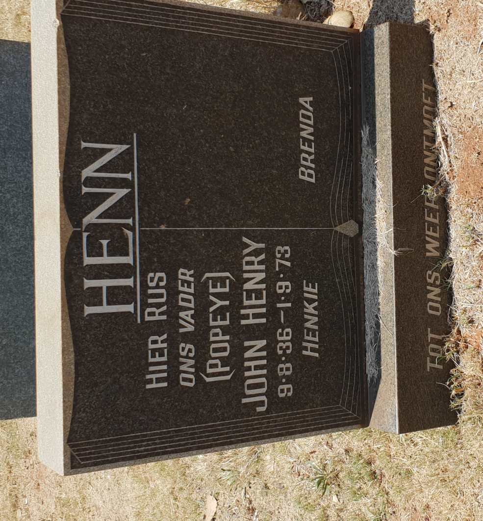 HENN John Henry 1936-1973