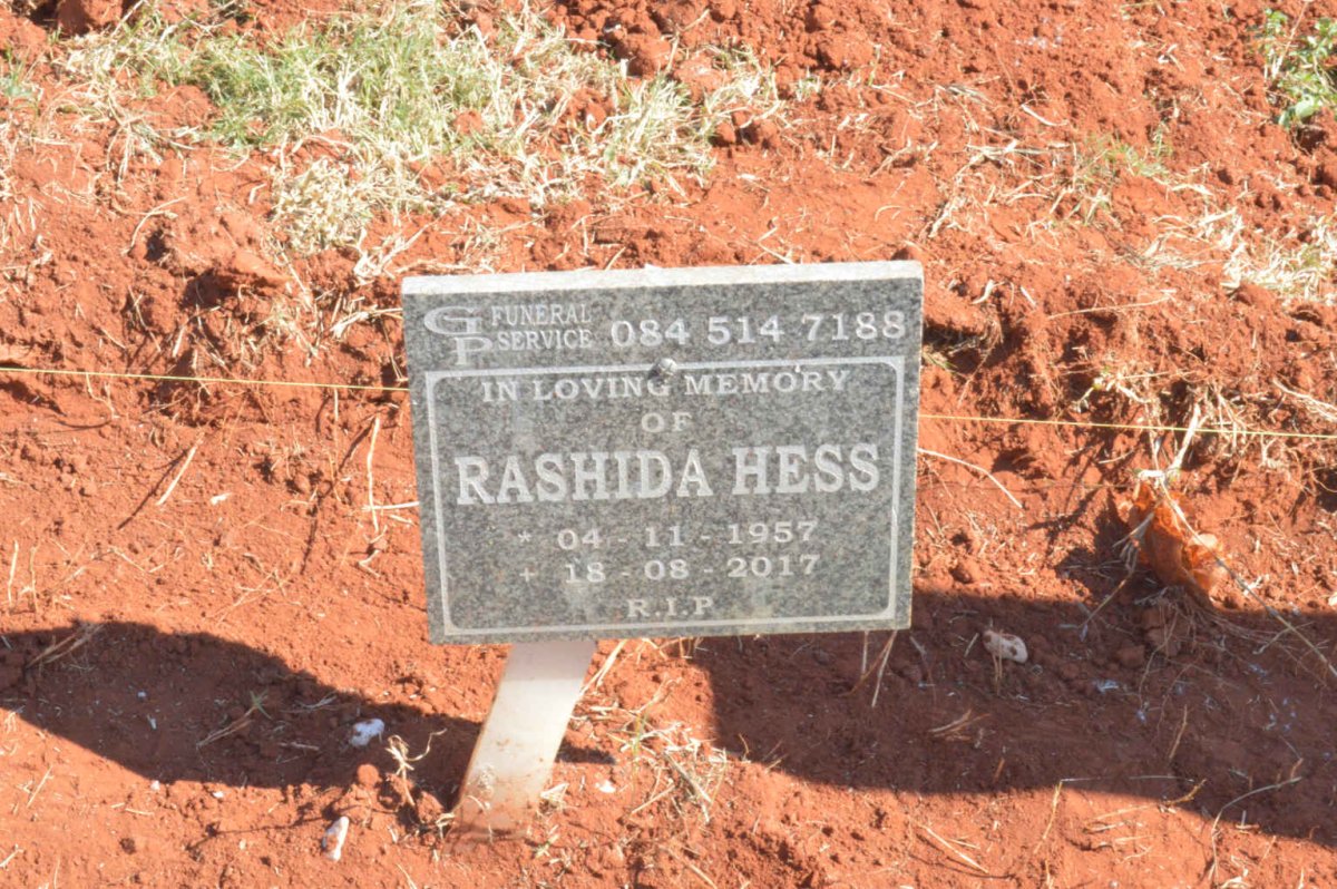 HESS Rashida 1957-2017