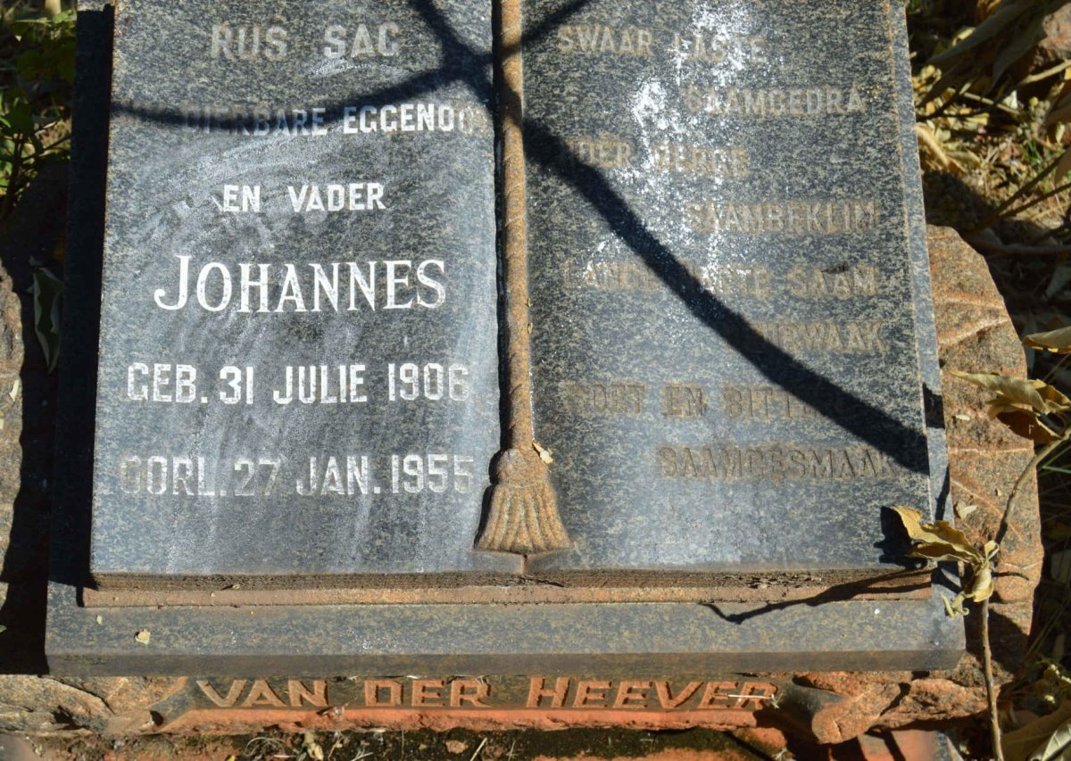 HEEVER Johannes, van der 1906-1955