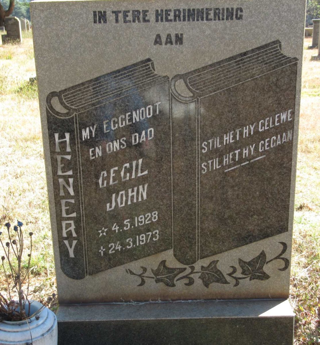 HENERY Cecil John 1928-1973