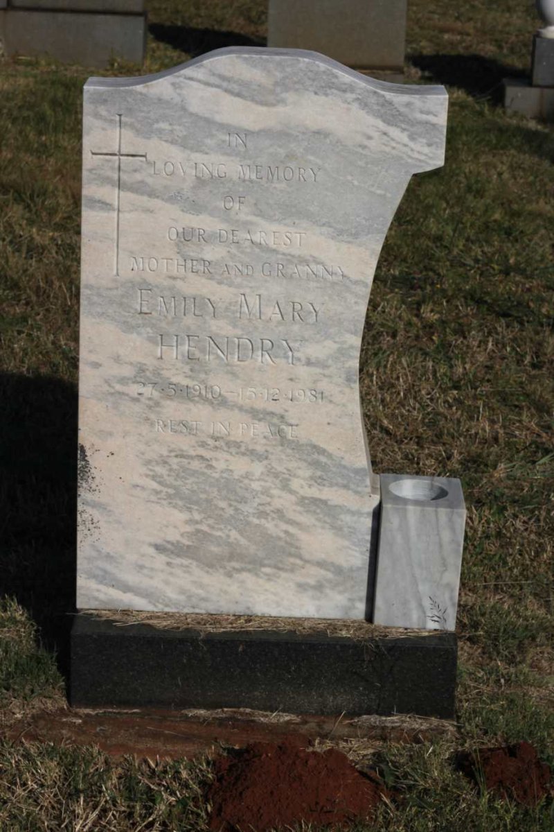 HENDRY Emily Mary 1910-1981