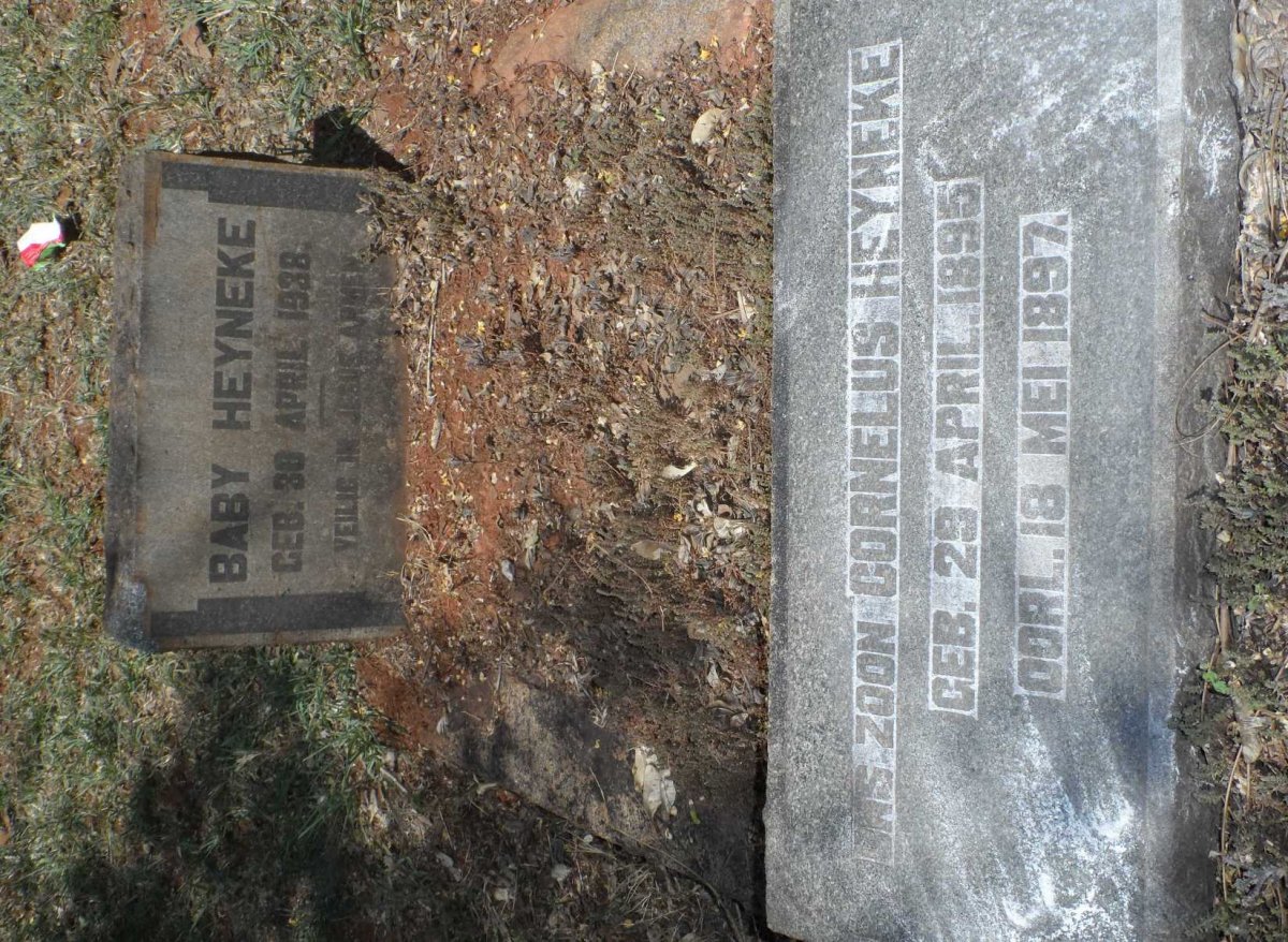 HEYNEKE Cornelus 1895-1897 :: HEYNEKE Baby 1938-