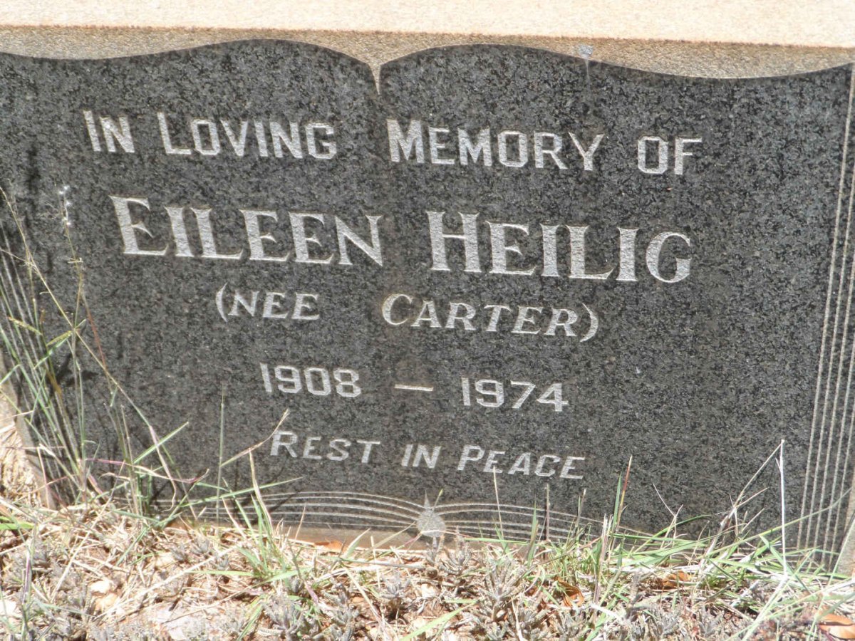 HEILIG Eileen nee CARTER 1908-1974