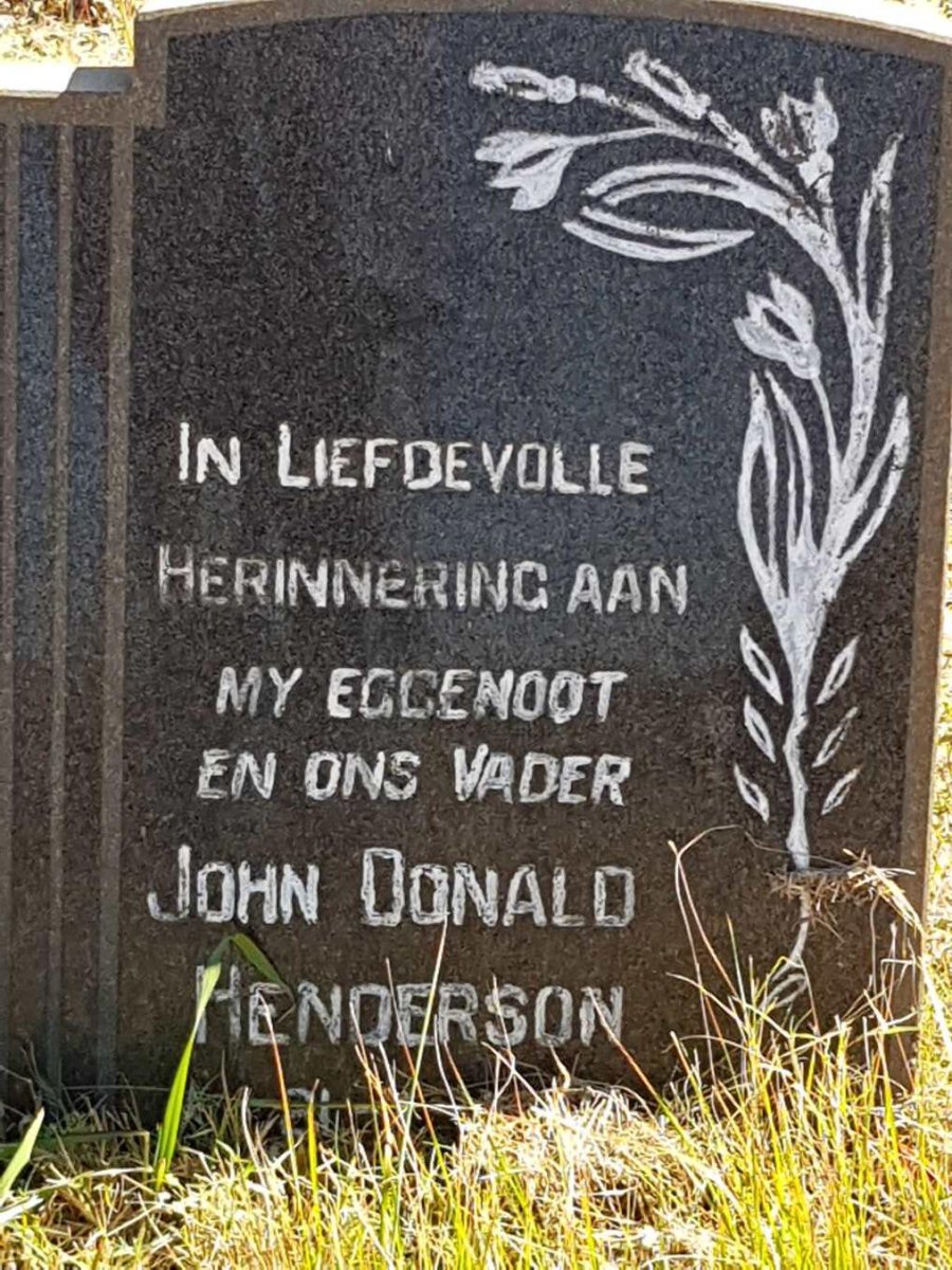 HENDERSON John Donald 1952-1975