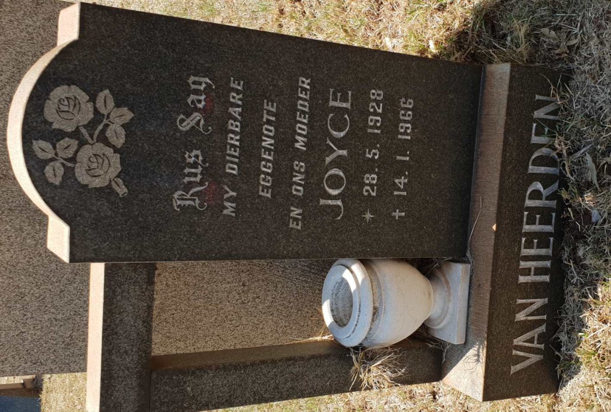 HEERDEN Joyce, van 1928-1966