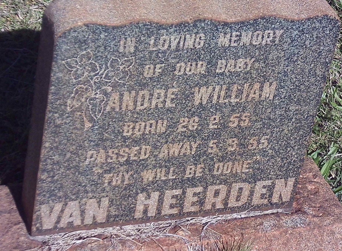 HEERDEN André William, van 1955-1955