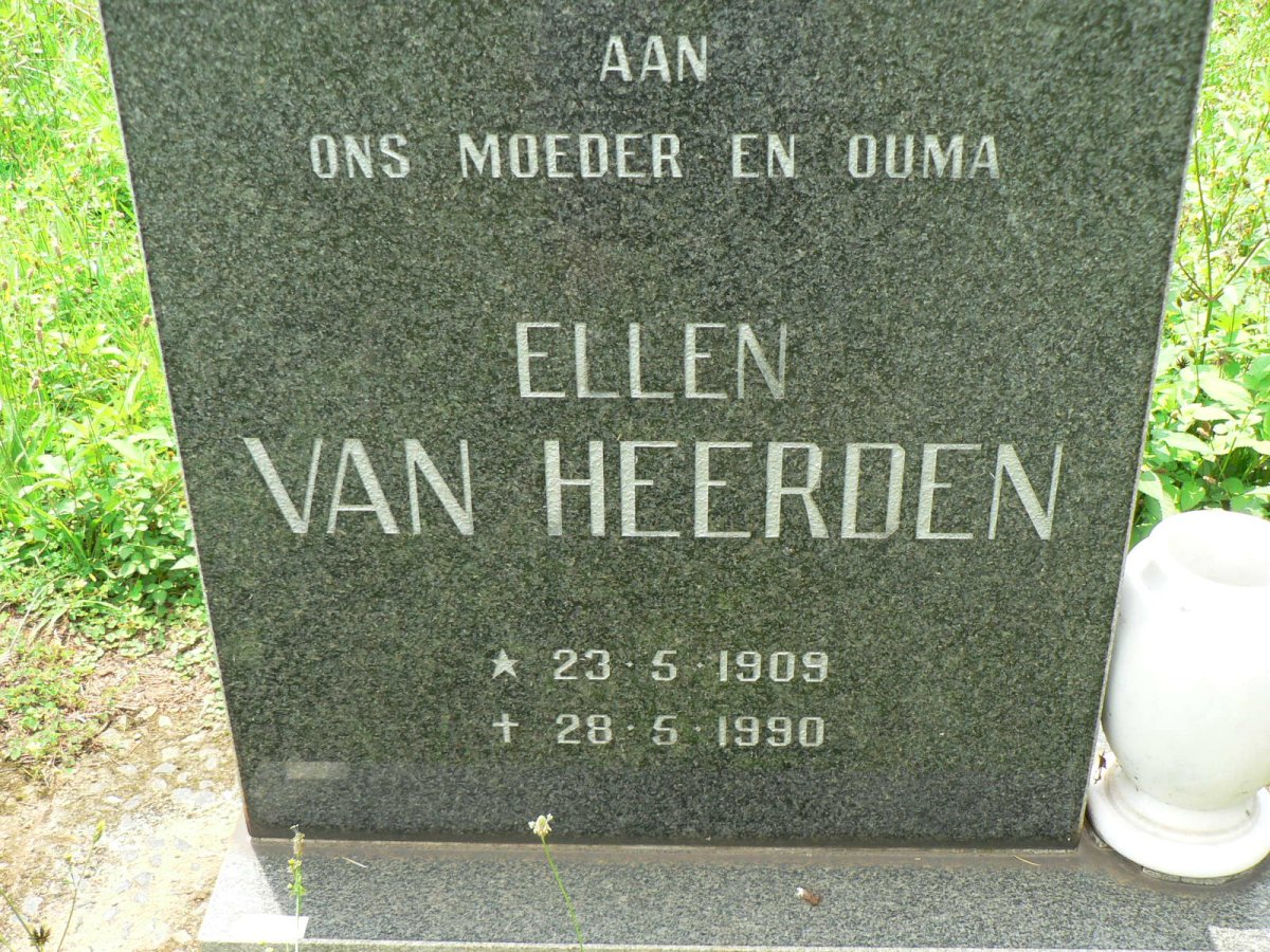 HEERDEN Ellen, van 1909-1990